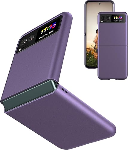 Miniatura 2 de Funda para Moto Razr 2023, Moto Razr 2023 (no Plus) Funda delgada de policarbonato duro a prueba de golpes, protector de pantalla interior