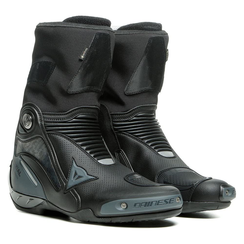 Dainese Axial Gore-Tex Stivali moto impermeabili, nero/grigio, 41