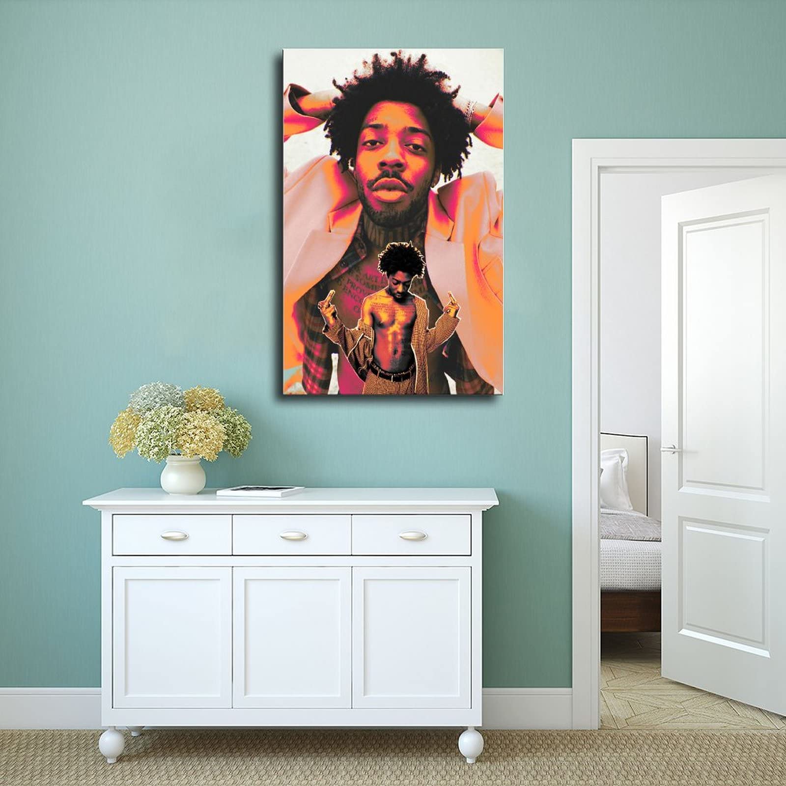 Affiche Décorative Brent Faiyaz – Impression Toile Style Peinture à L’huile – Pour Salon, Chambre, Salle à Manger 40 X 60 Cm - 8