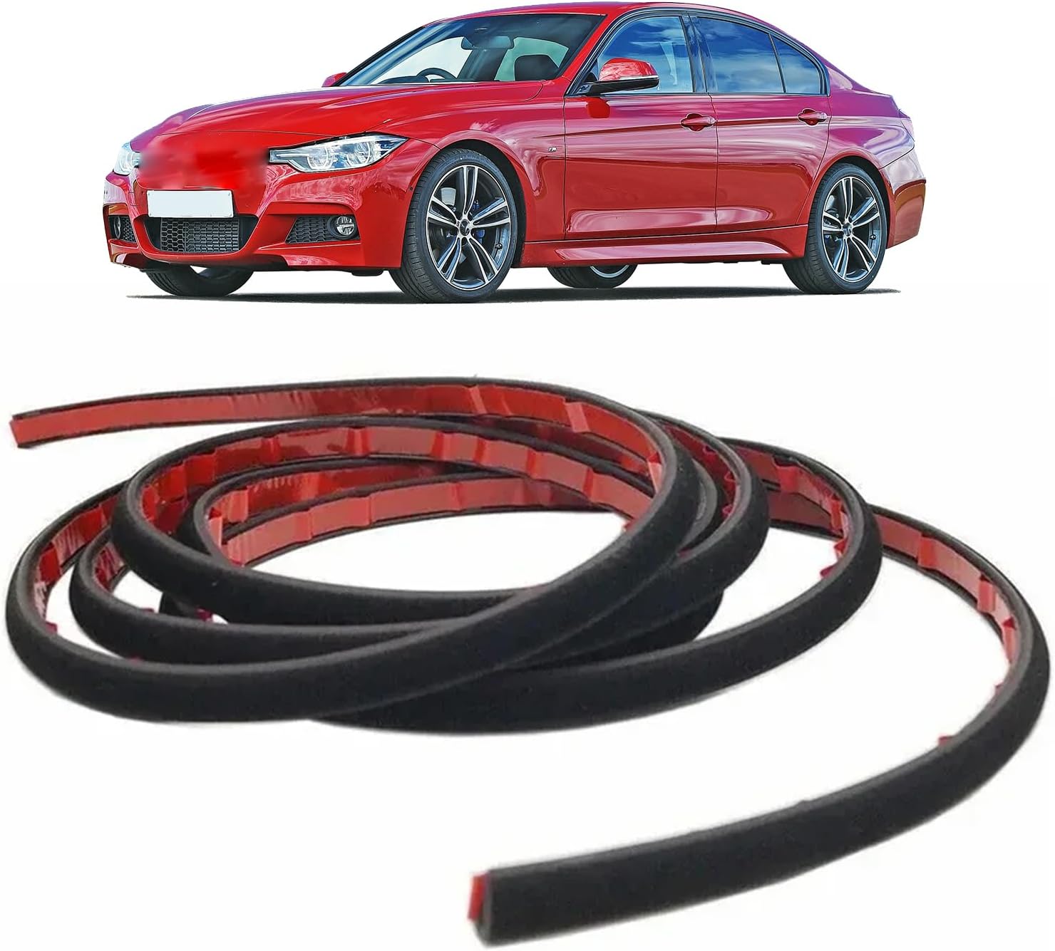 Auto Accessory Sun Roof Surrounding Seal Replace 54107245551 for E38 E39 E60N E65 E66 E72 Sunroof Rubber Seal Door