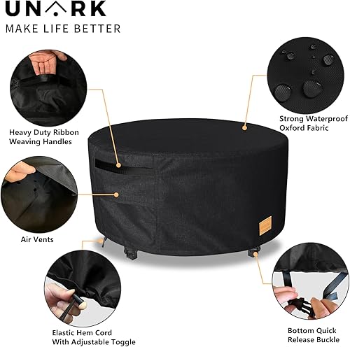 Miniatura 8 de Cubierta para fogata para estufa individual de 15 pulgadas, funda impermeable de 15 pulgadas, accesorios de guardabosques de estufa individual para