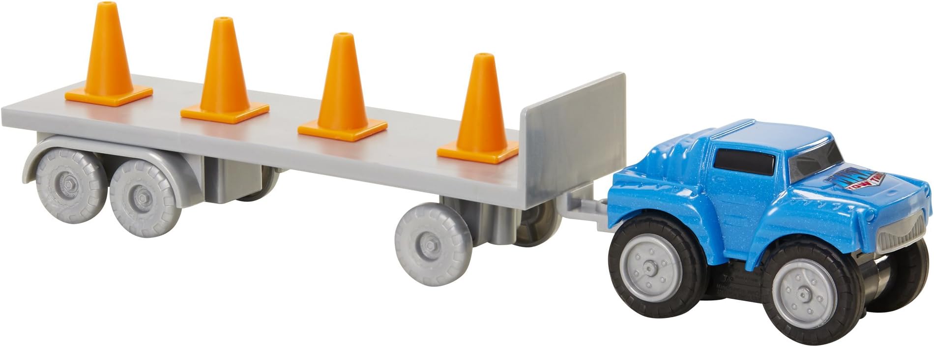 87231 Mini Haulers Blue Jeep with Cones Vehicle