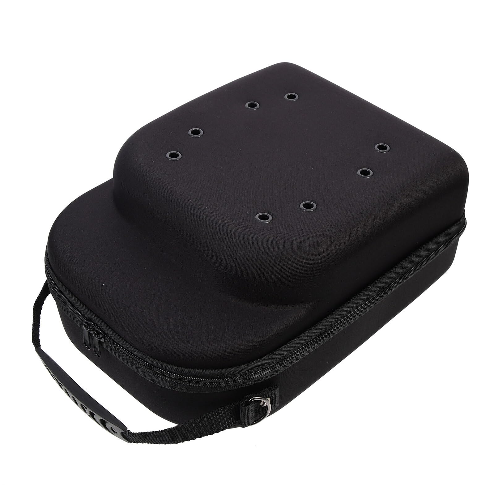 Estuche Rígido Negro de Eva para Guardar Gorras de Béisbol Asa, Transpirable y Portátil para Viaje y Almacenamiento Seguro
