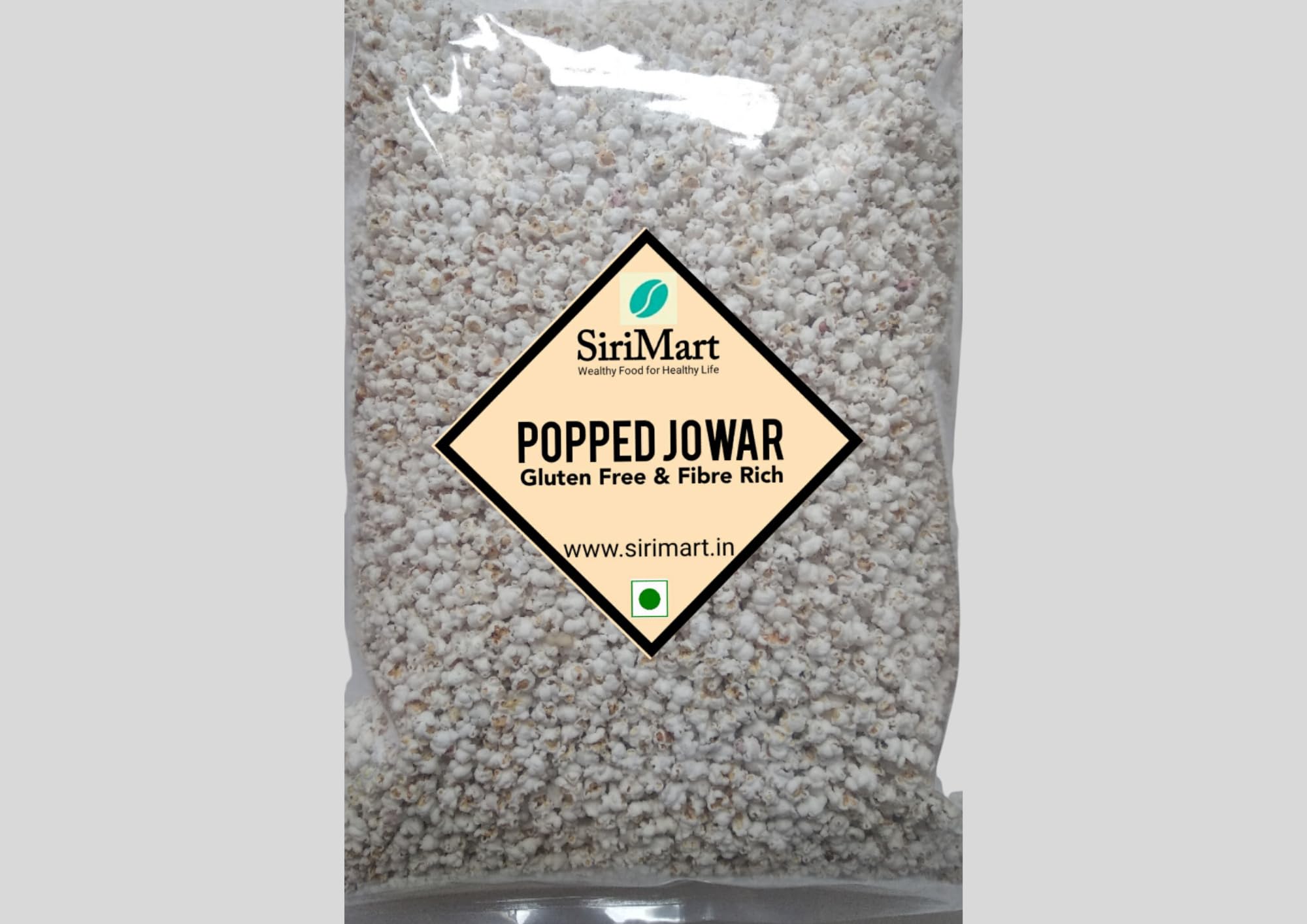 SiriMart Natural Popped Jowar (Hurl Jola/Puffed Jowar Dhani) | 1 full Pouch (180gm-250gm) |Gluten Free | GMO free | Healthy Snacks | Nagara Panchami Special (B0BR61S6PY) Amazon Price History, Amazon Price Tracker
