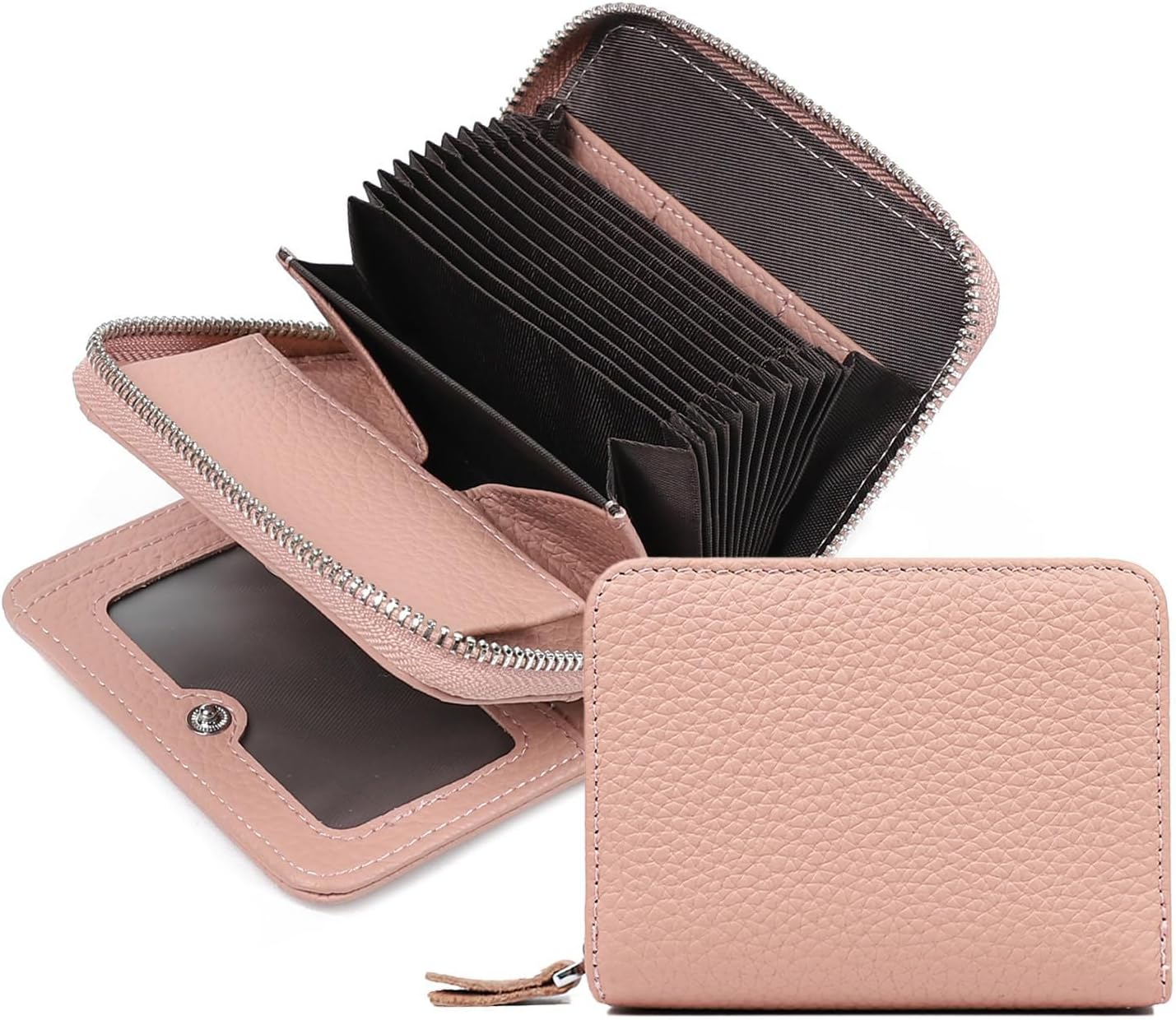 財布 レディース 2つ折り 折りたたみ財布 本革 軽量 触り良い 小銭入れ カード入れ ミニウォレット コインケース RFID＆磁気 【厳選人気スタイル 最安】ミニ財布 お札が折れない 本革 財布 レディース 二つ折り財布 大容量 じゃばら カードケース ボックス型 小銭入れ 牛革 ...