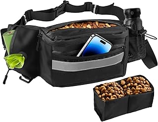 Saco porta-malas Snack para cães, bolsa de cintura de treino com dispensador de malas, multifuncional para treino de cães e passeios