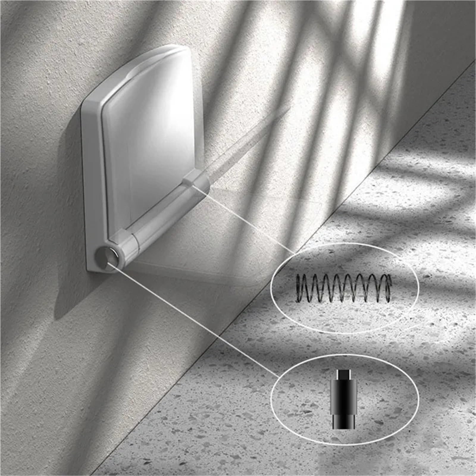 Asiento Ducha Pared Montada Asientos de Ducha Acero Inoxidable Plegables | Asiento de banco for montaje en pared for baño de personas mayores
