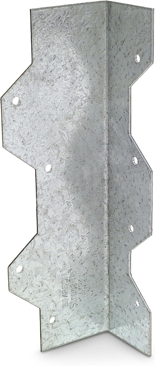 Simpson Strong-Tie L70Z 7 in. 16-Gauge ZMAX Galvanized Reinforcing L Angle (Pack of 50)