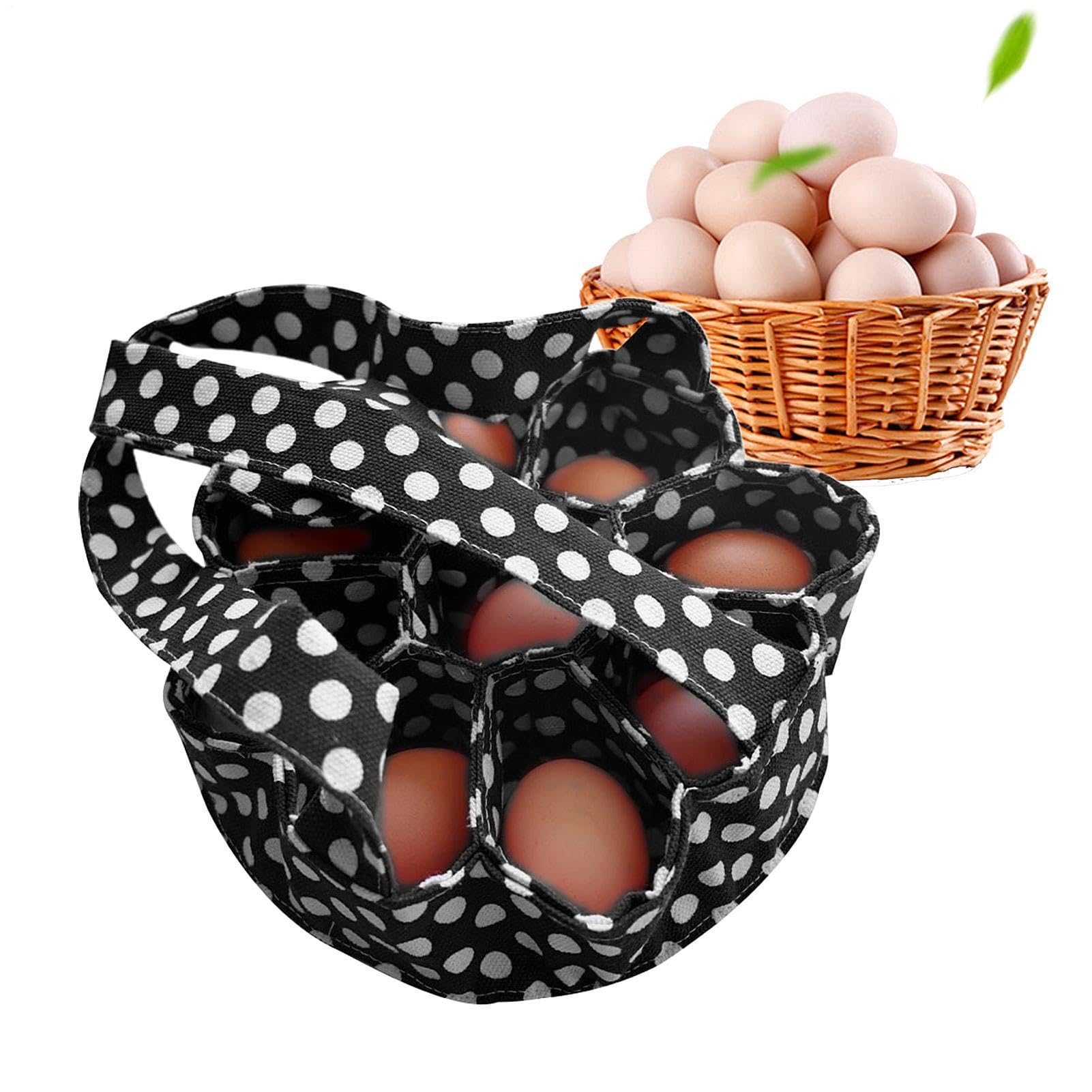 Cesta de huevos de gallina portátil con 9 compartimentos para granjas