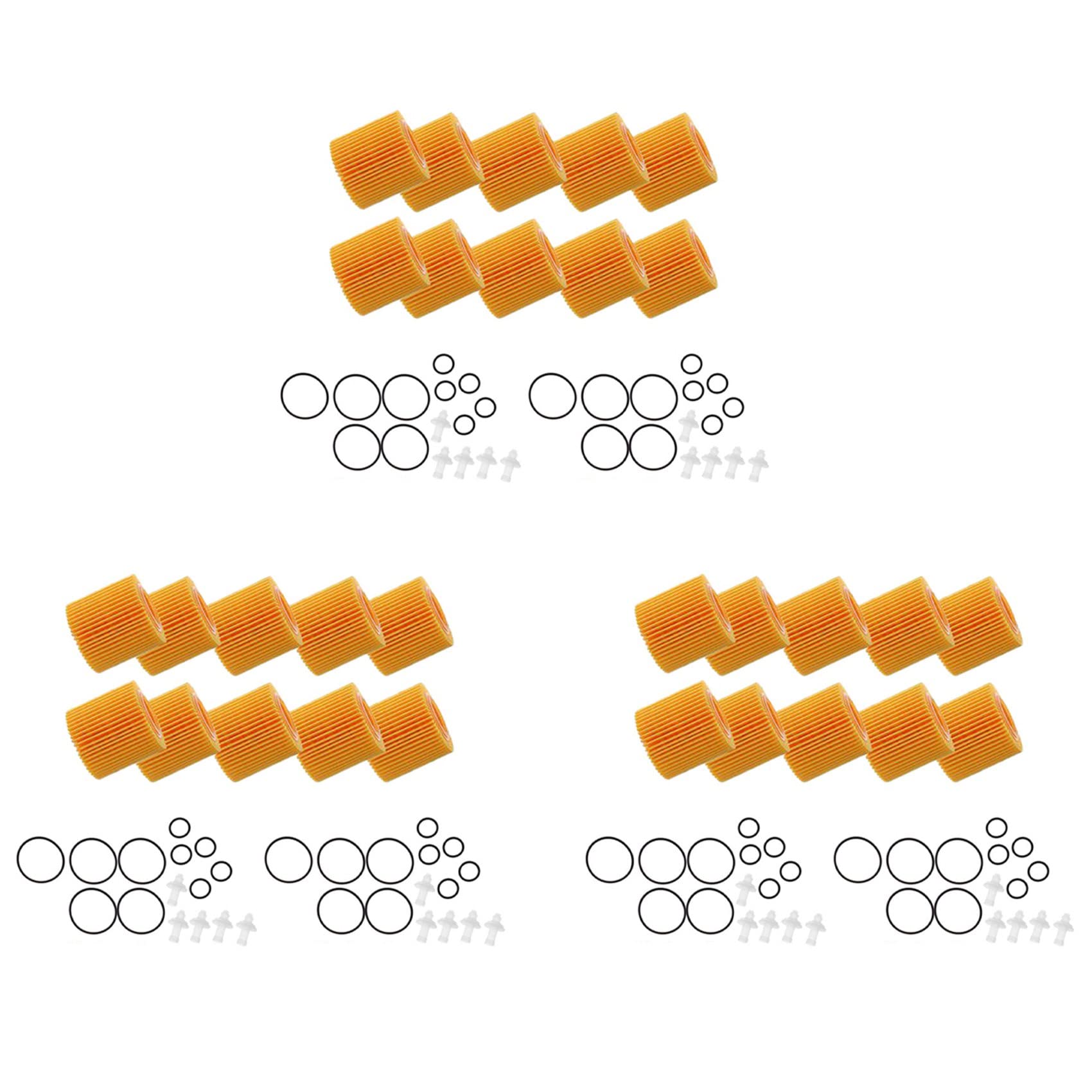 Evenden Lot de 30 filtres à moteur pour voiture C- 2018 2019 2.0L 2009-2010 Prius 1.8L Filtre 04152YZZA6