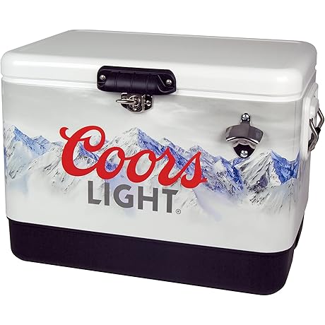 Coors Light 85 Can Retro Beverage Cooler Ice Chest