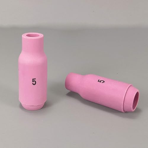 Miniatura 5 de RIVERWELD Boquillas de alúmina TIG Copa de cerámica 10N49 5 # 516 "Orificio Fit DB PTA SR WP 17 18 26 TIG Antorcha de soldadura 10pk