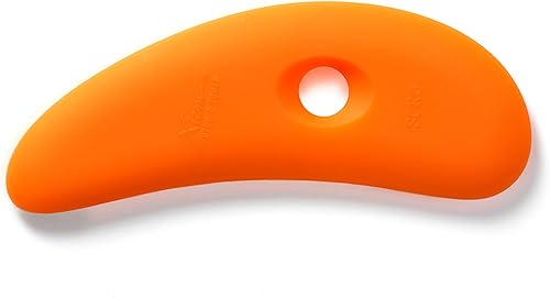 Xiem Tools Costilla de arcilla de silicona suave para cerámica y cerámica (SCR6-O-10198)