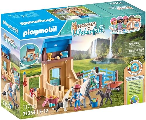 Miniatura 2 de Playmobil 71353 Caballos de cascada Caballo con Amelia y Susurro,