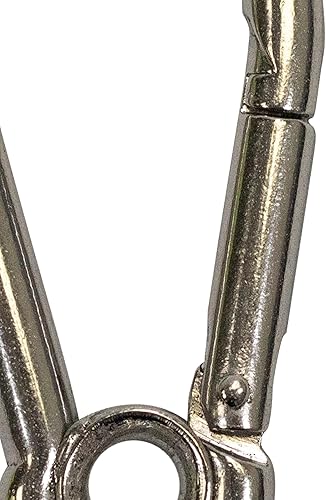 Miniatura 9 de Scuba Choice Marine Clip Stainless Steel Safety Spring Hook Carabiner 60mm x 30mm with Rope Holder  Heavy-Duty Marine Hardware for Boats, Docking,