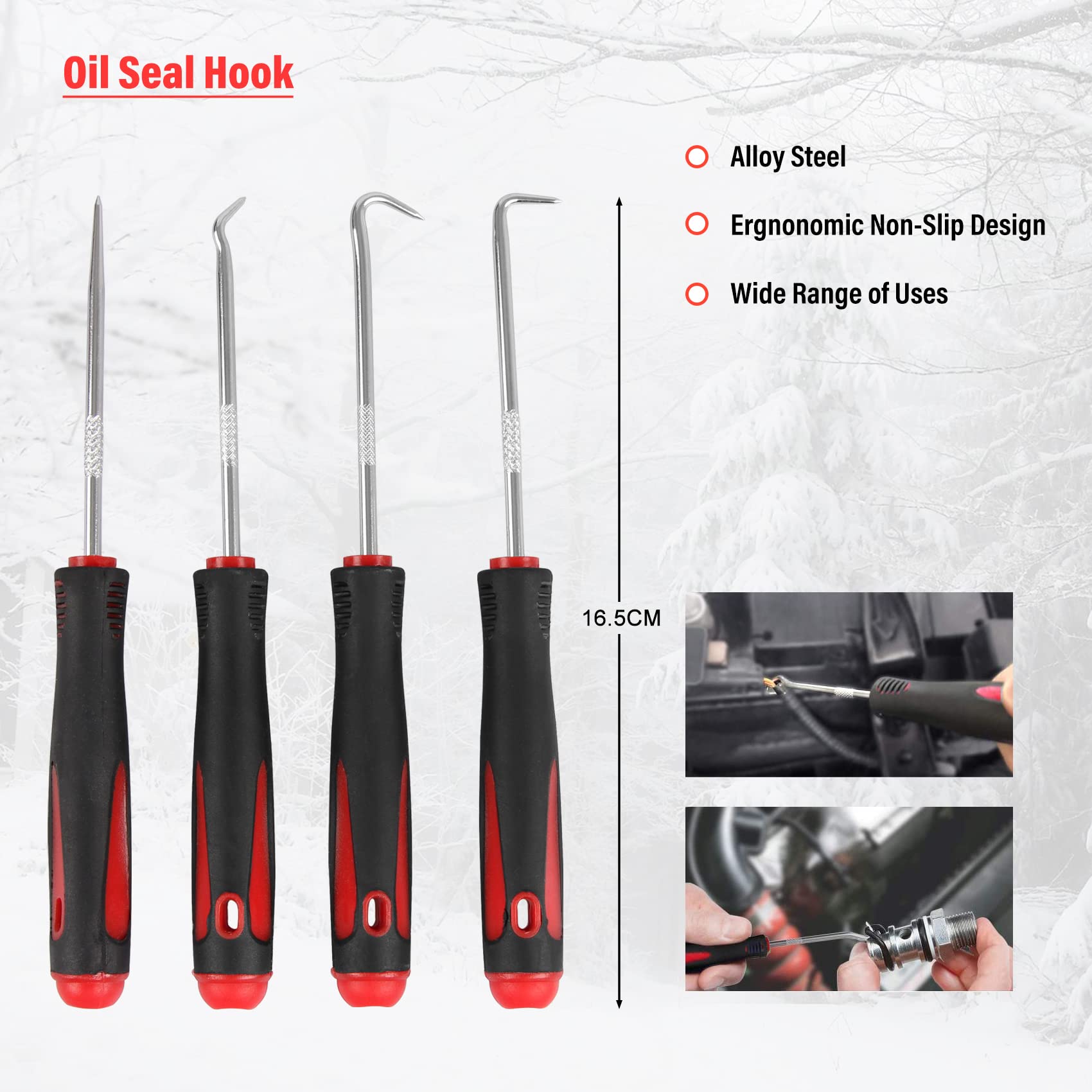 Set Di 13 Attrezzi Per Smontaggio Auto – Leve In Nylon Per Pannelli Portiera, Modanature, Clip E Fissaggi – Kit Riparazione Carrozzeria - 4