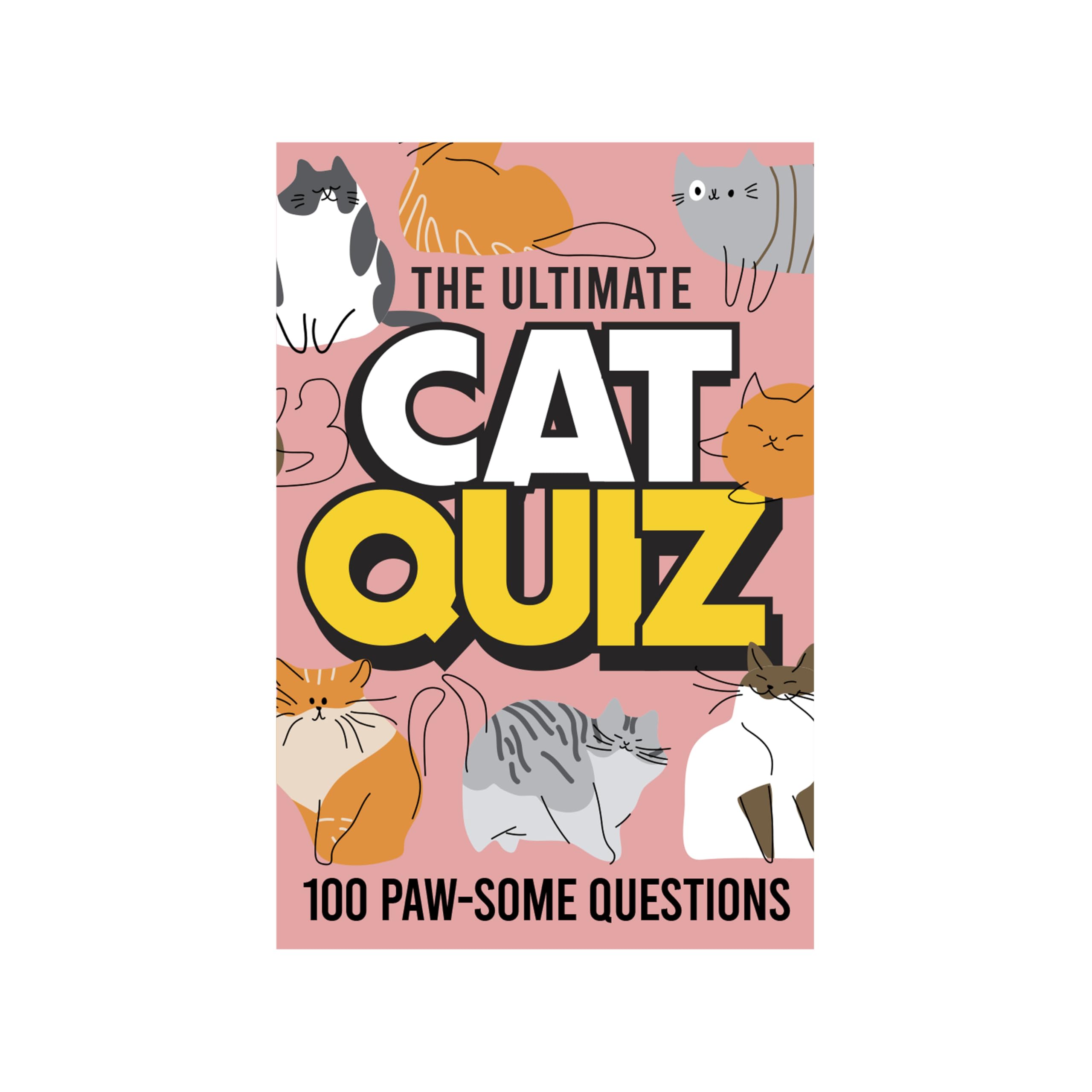 Gift Republic Ultimate Cat Quiz – 100 Trivia Questions for Cat Lovers – Fun Family Card Game for Cat Owners and Animal Fans