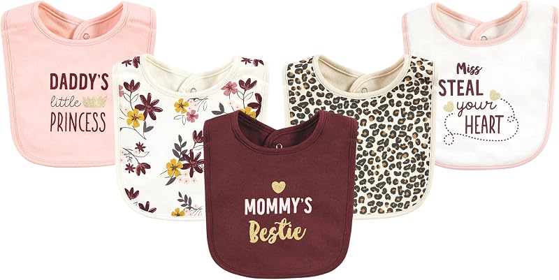 Baberos unisex de algodón para bebé, Mommys Bestie, talla única