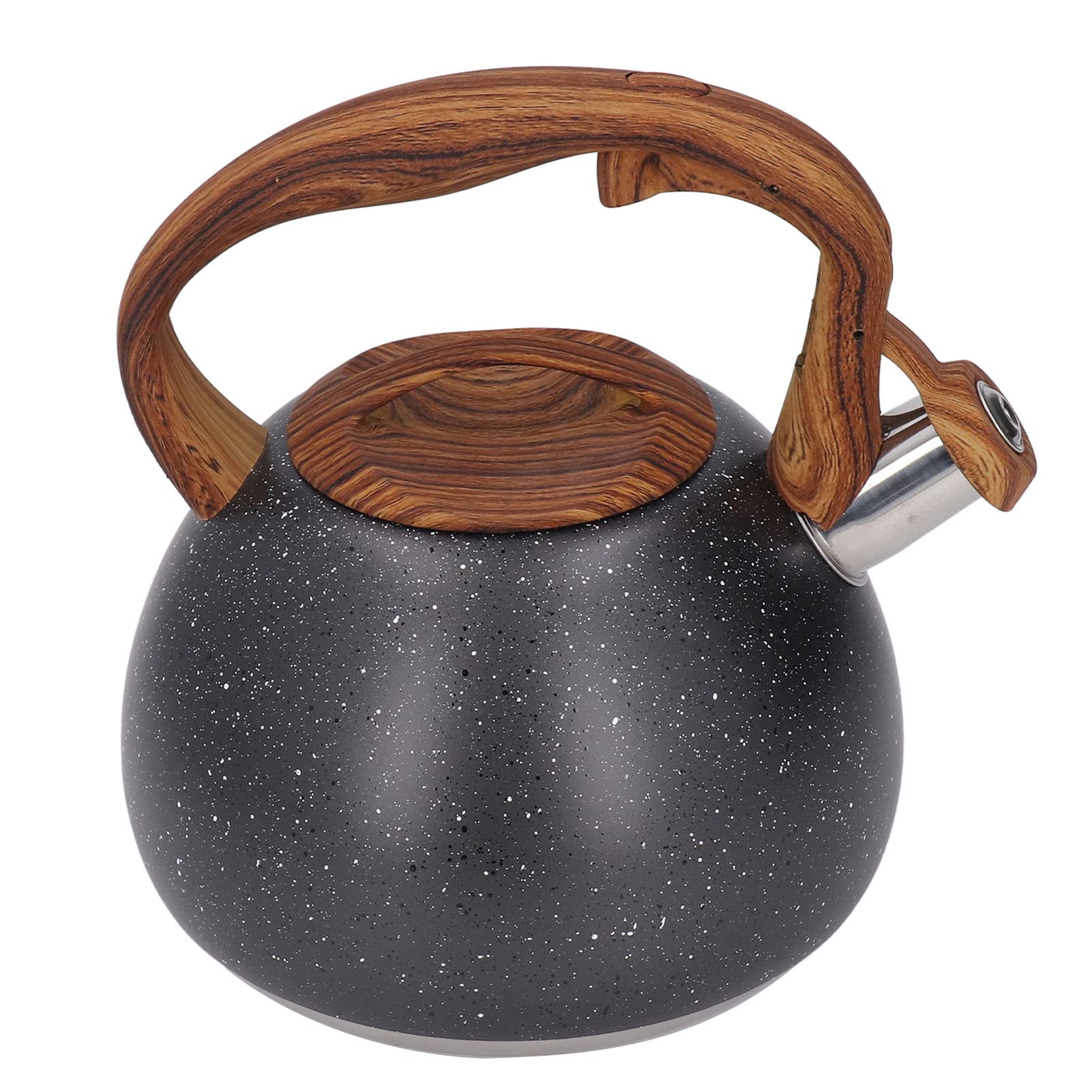 Bouilloire à thé sifflante à chauffage rapide avec poignée ergonomique