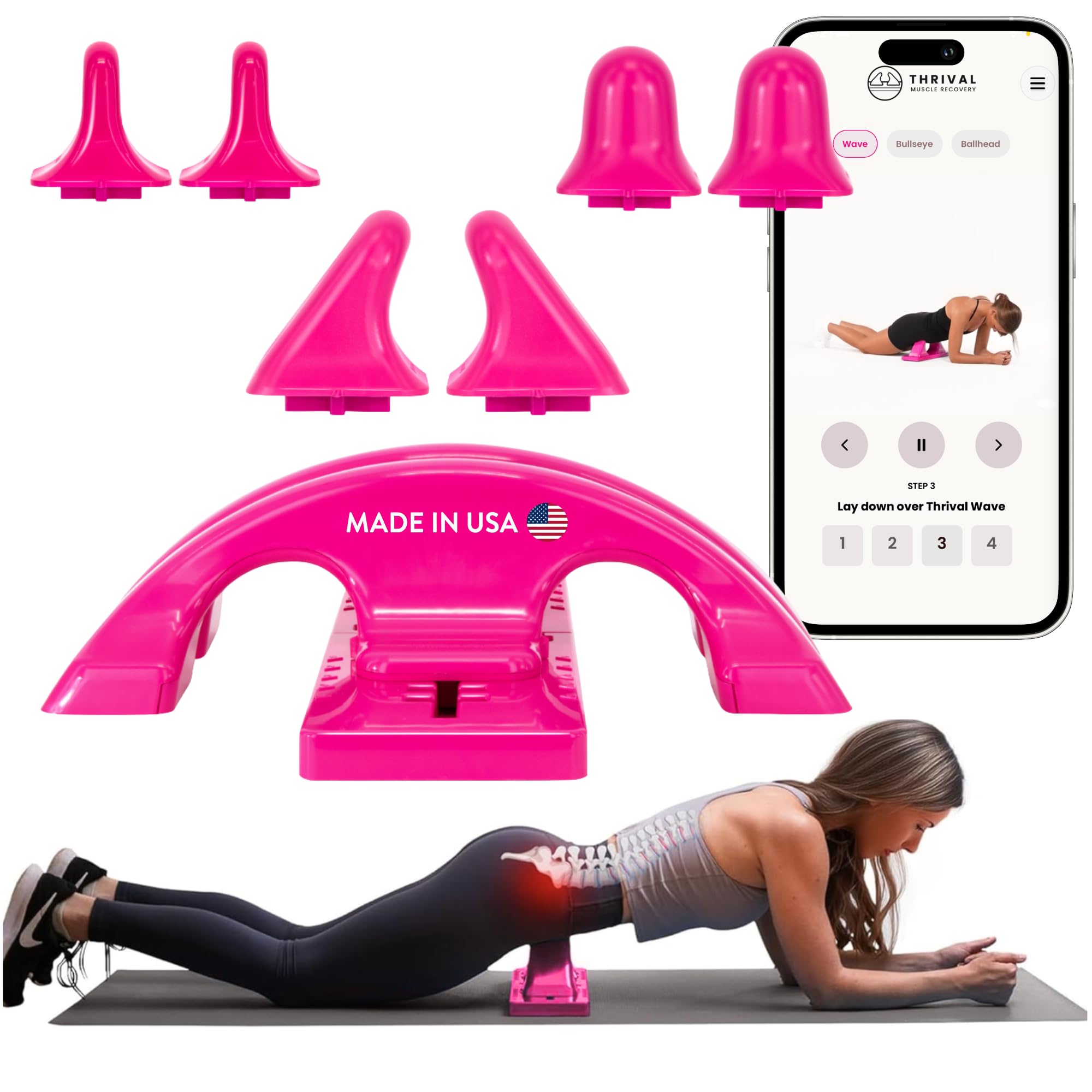 Thrival Wave: Psoas Release Tool - Back Pain Relief -13 Thrival Wave: Psoas Release Tool - Back Pain Relief -13