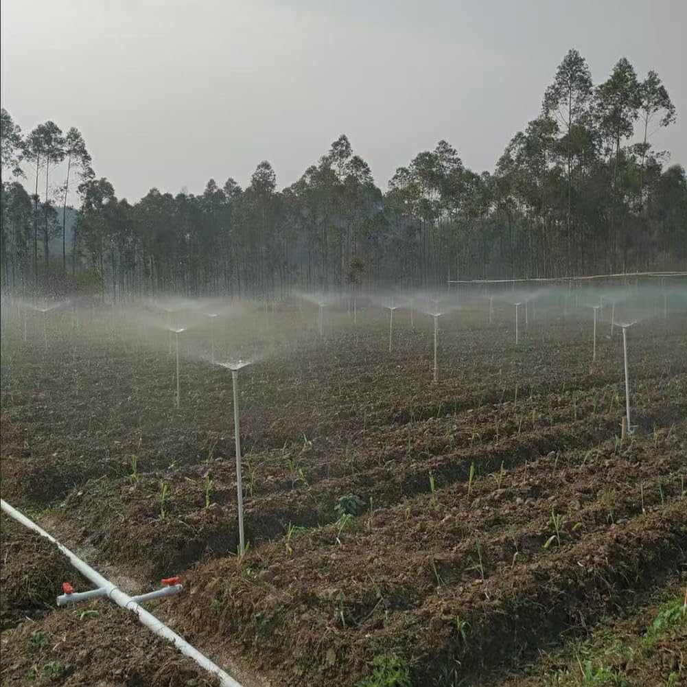 EMITOR DE GARDER MISTA DE 1/2 pulgada Ajustable 360 ​​grados Césped agrícolas Riegue de boquilla universal boquilla de micro rociador, boquilla de rociador atomizado