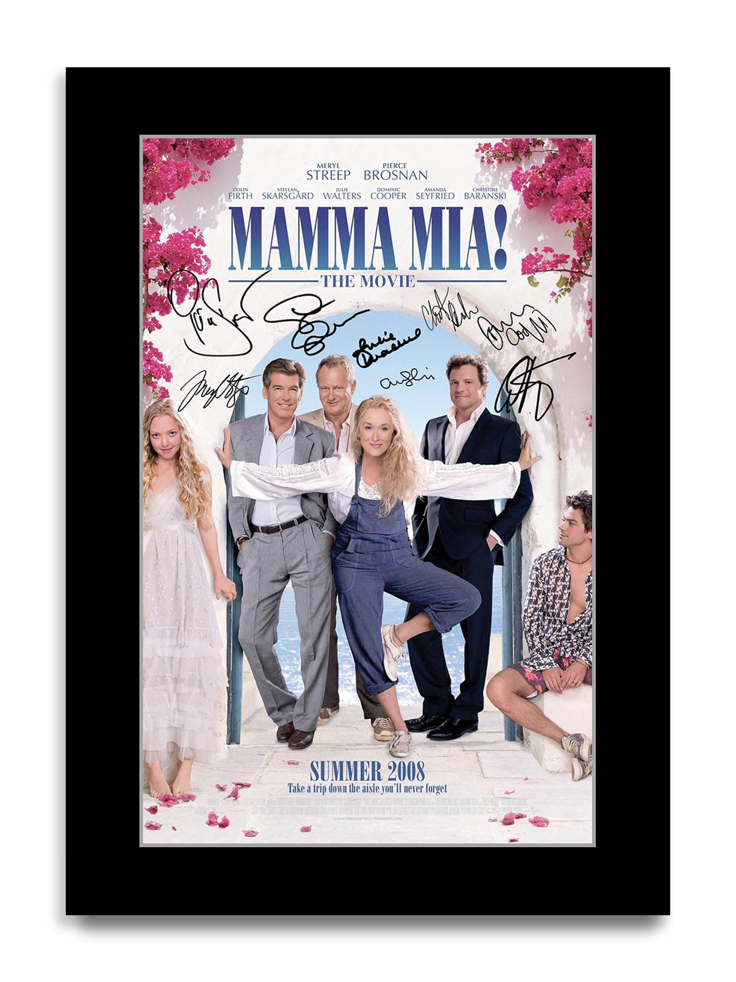HWC Trading Mamma Mia! Gifts Printed Poster Signed Autograph Picture for Movie Memorabilia Fans (ID-003433) - A4 Print Only โ image 1