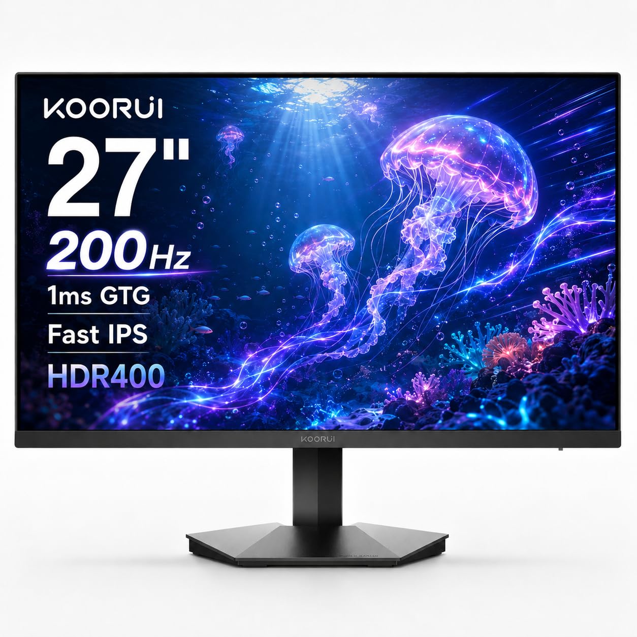 Amazon.co.jp: KOORUI ゲーミングモニター 27インチ FHD 200Hz Fast