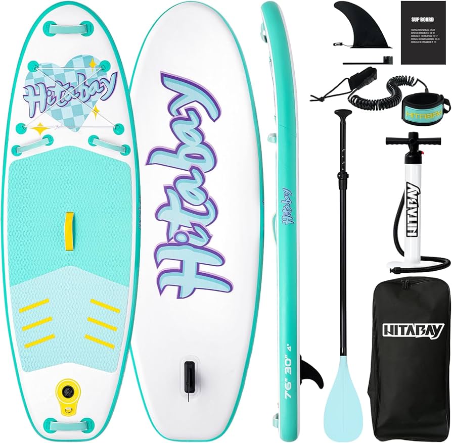 Paddle Board with SUP Accessories, Durable, Lightweight, Stable