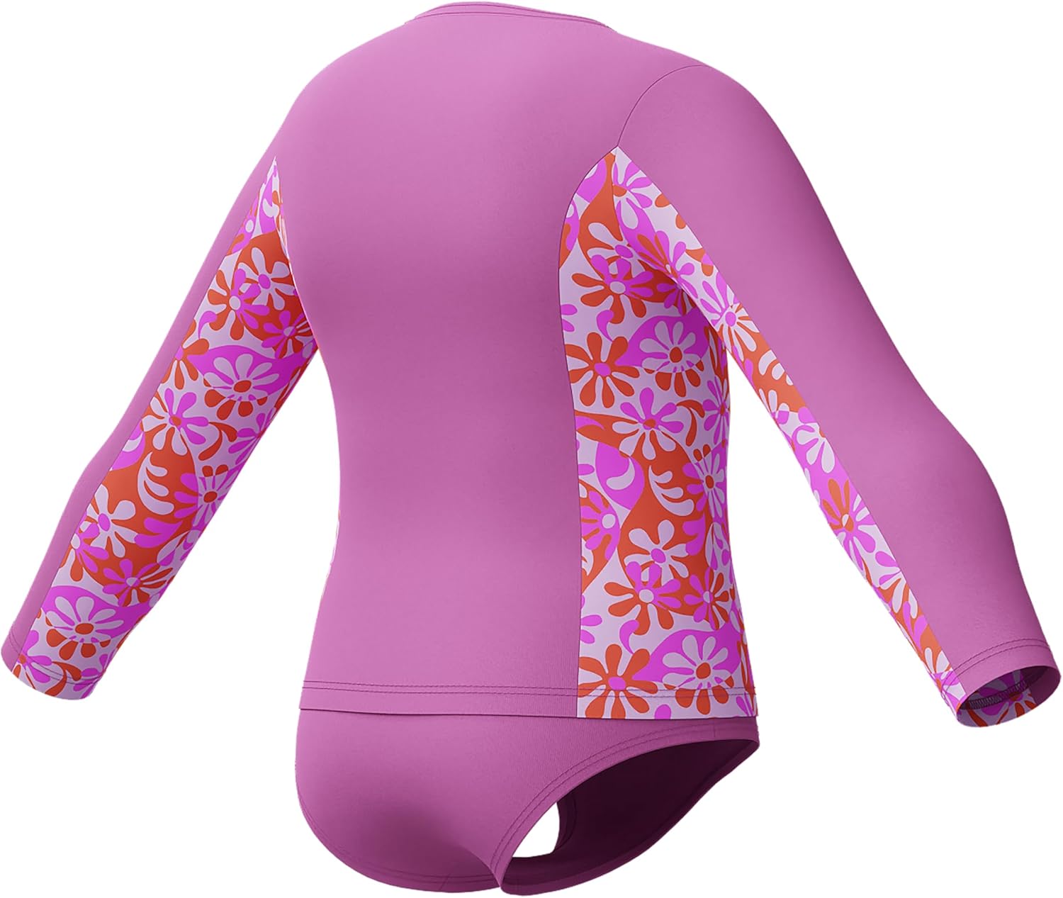 Speedo Girl's Uv Swim Shirt Long Sleeve Rashguard Set