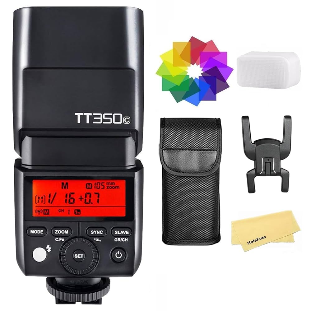 ストロボ Godoy TT350c Amazon | Godox TT350C 2.4G HSS 1/8000s TTL GN36