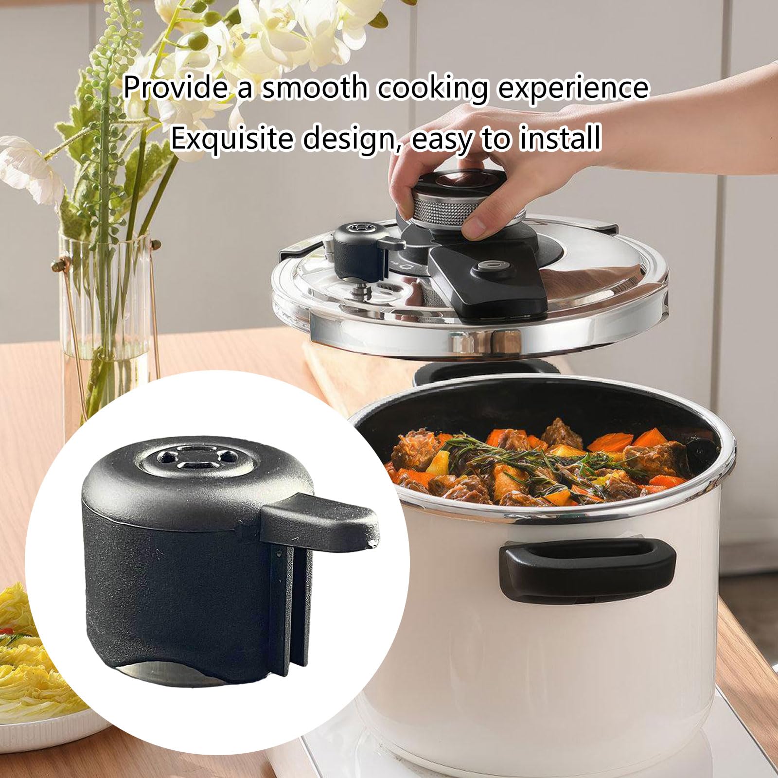 Steam Release Valves Handle for Replacement Valves Part Steam Release Handle Float Valves for T90KPa