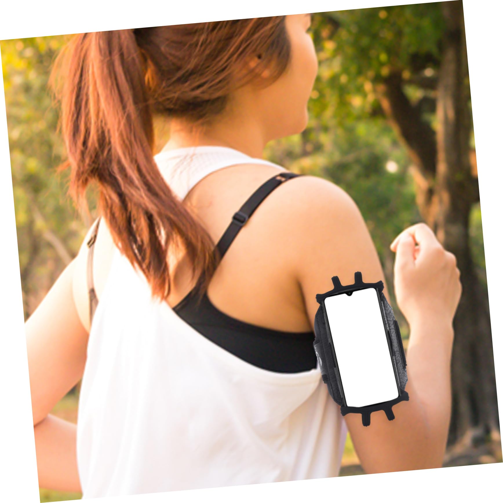 jojofuny 3pezzi Fascia Da Braccio Per Telefono Con Rotazione Supporto Per Sport e Fitness Perfetta Per Corsa Ciclismo e Allenamento All Aperto