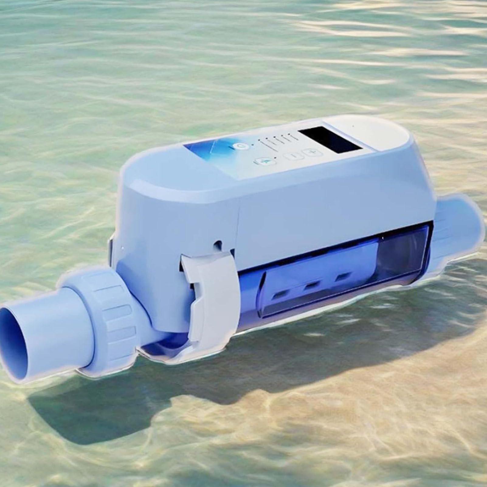 EUMTYDM Saltwater Pool System, Smart Salt Water Chlorination System for Swimming Pools, Built-in Wi-Fi & App Remote Control, Chlorinator with Digital Panel 85M3/20g/h (size_name 68M3/16g/h)