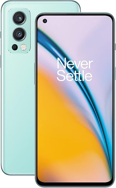OnePlus Nord 2 5G (UK) - 8GB RAM 128GB SIM Free Smartphone with Triple Camera and 65W Warp Charge - 2 Year Warranty - Blue Haze