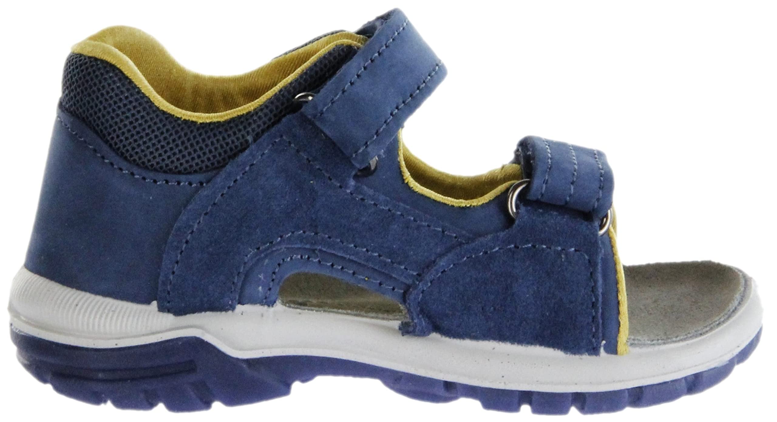 Jela Bambini primi passi sandali in pelle blu ragazzi scarpe ERSA, Blu, 22 EU