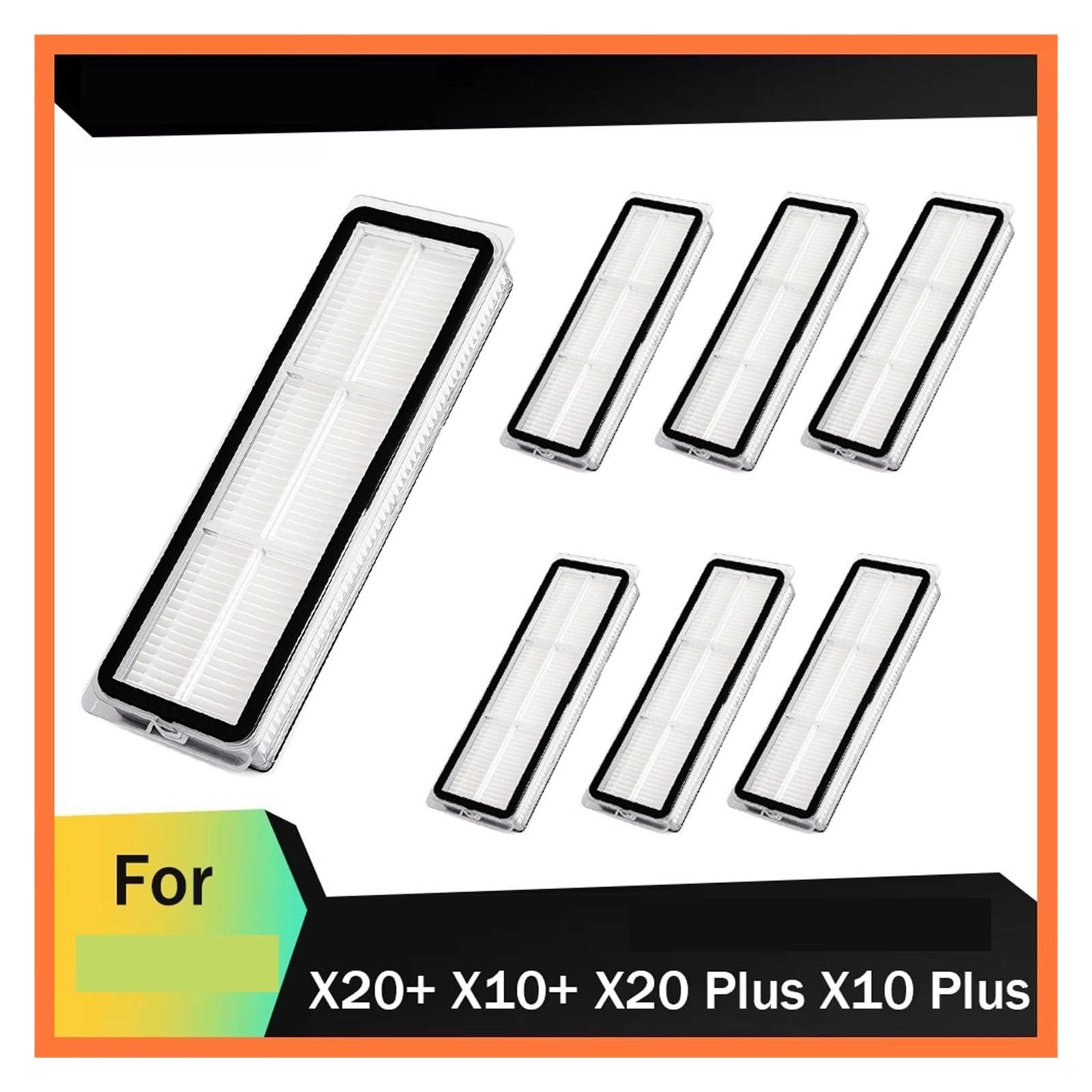 24 Cartuchos De Filtro Lavables For Aspiradora Robot Xiaomi X10+, X10 Plus, X20+, X20 Plus, For Limpieza Del Hogar.(16PC)