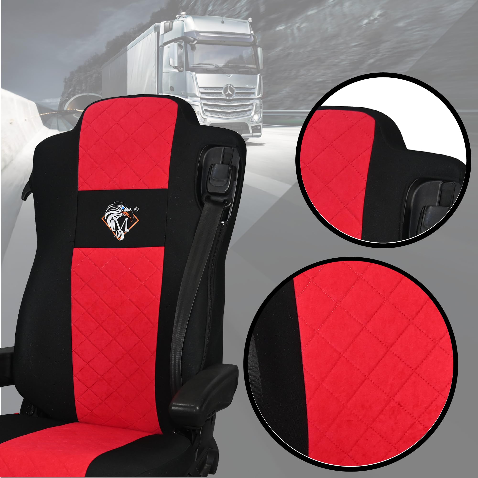 Housses de siège pour camion MERCEDES ACTROS MP4, AROX à partir de 2011