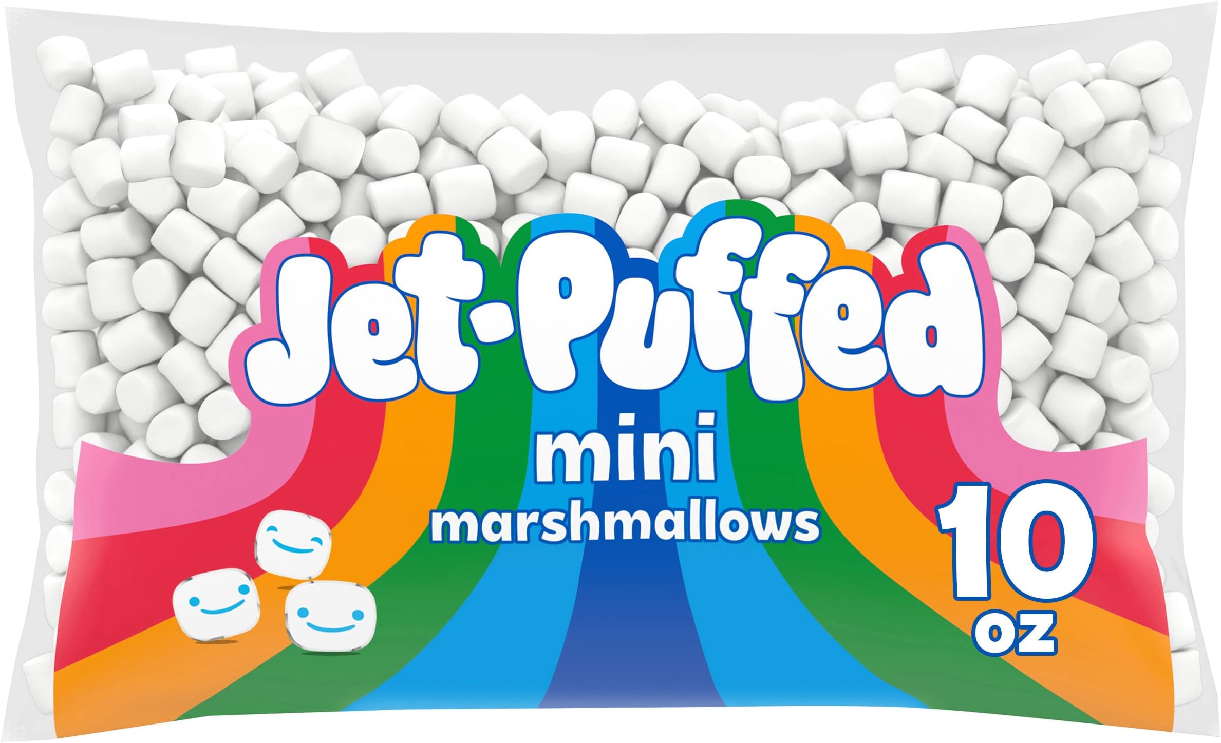Jet-Puffed Mini Marshmallows, 10 oz Bag