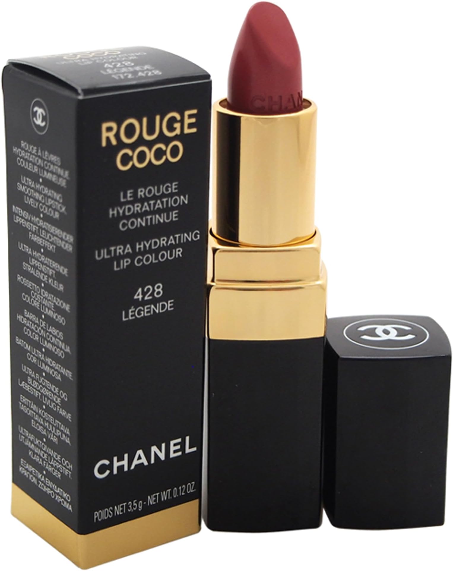 Rouge Coco Shine Hydrating Sheer Lipshine - 428 Legende by Chanel for Women - 0.11 oz Lipstick (Limited Edition)