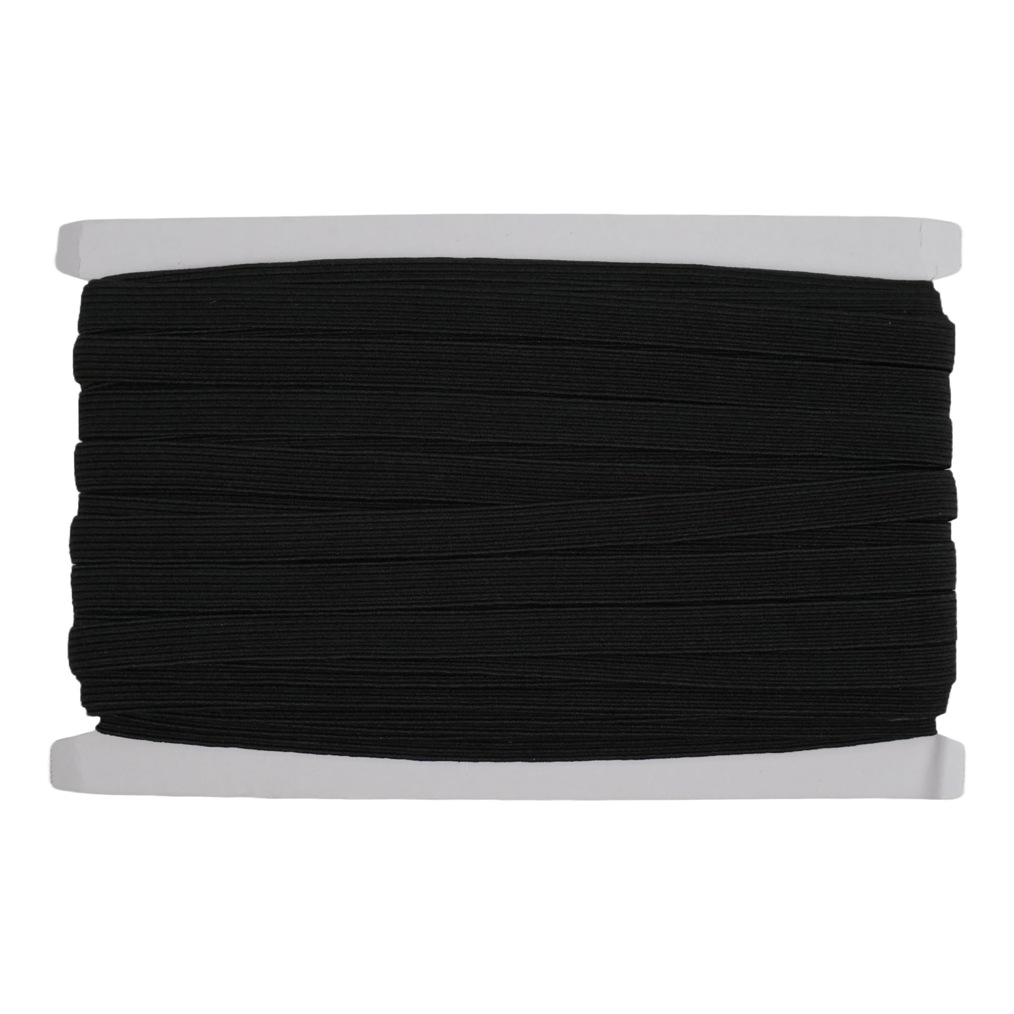 WedDecor Black Elastic Sewing Thread 9mm Smooth Finish for Knitting, Crafts and Handicraft Accessories, Clothes and Rims Manufacturing, 50 Metres