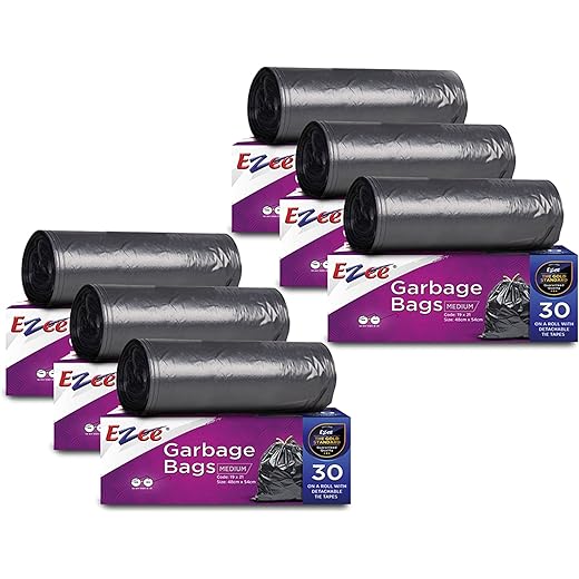 Ezee Garbage Bags 180 Bags - Medium Size