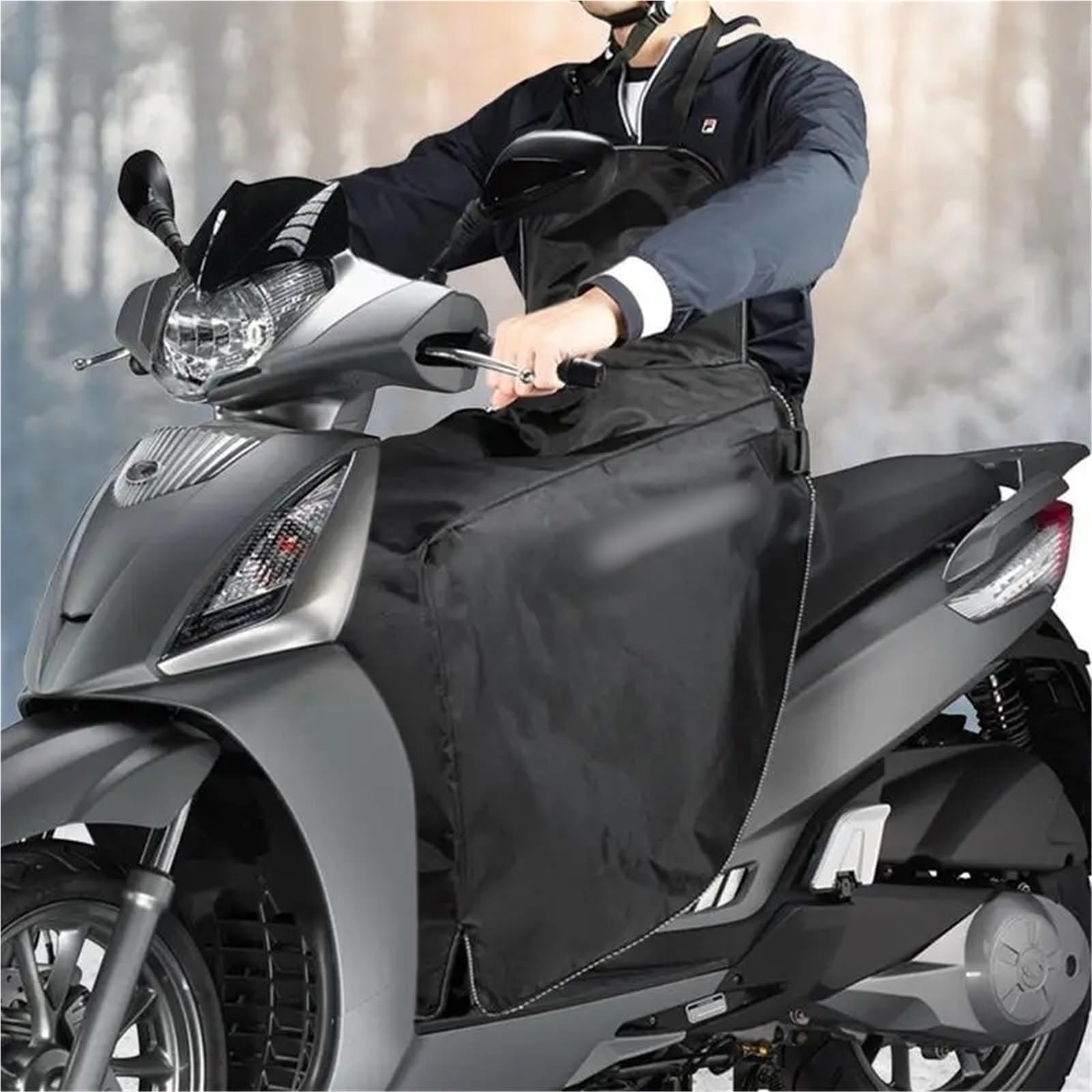 Tablier Scooter, Couvre Jambe Scooter Couverture De Jambe Moto Pluie PVC for Le Tablier Tour Scooter Printemps, L'automne Et l'hiver(02)
