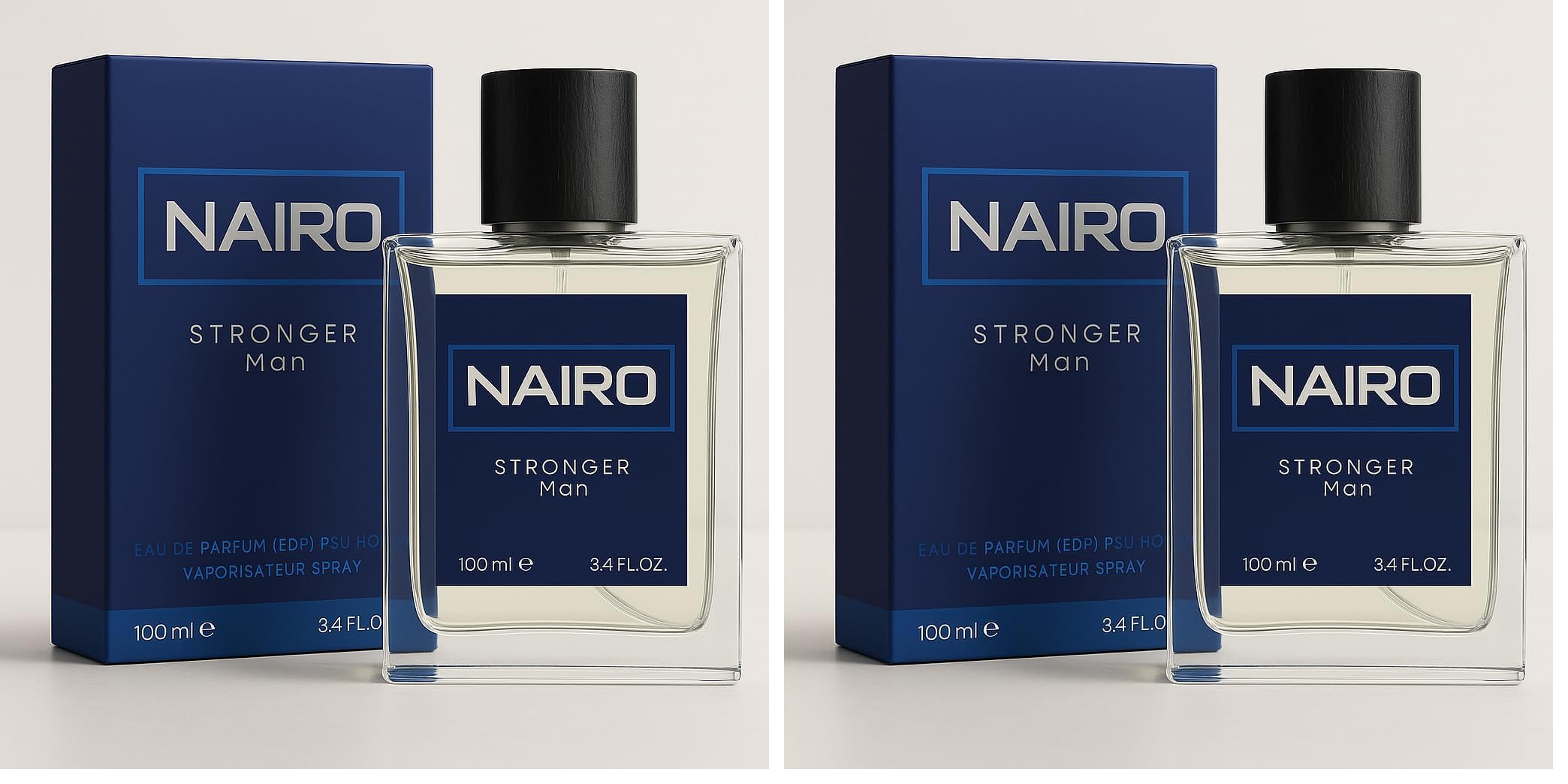 NAIRO Stronger Man Edp Erkek Parfüm 100 ml (2 paketi)