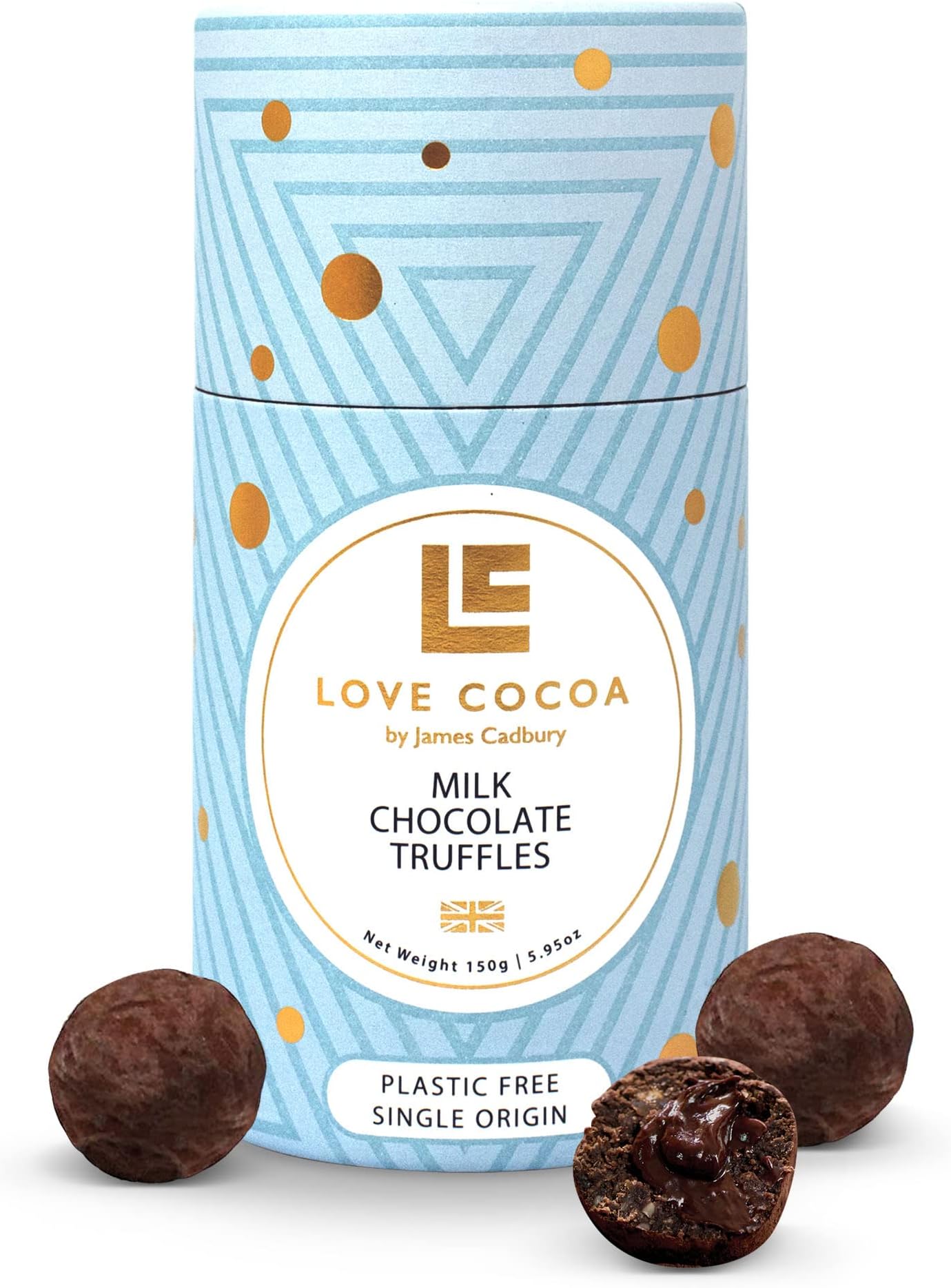 Love Chocolate Chocolate Truffle Tubes (Milk)