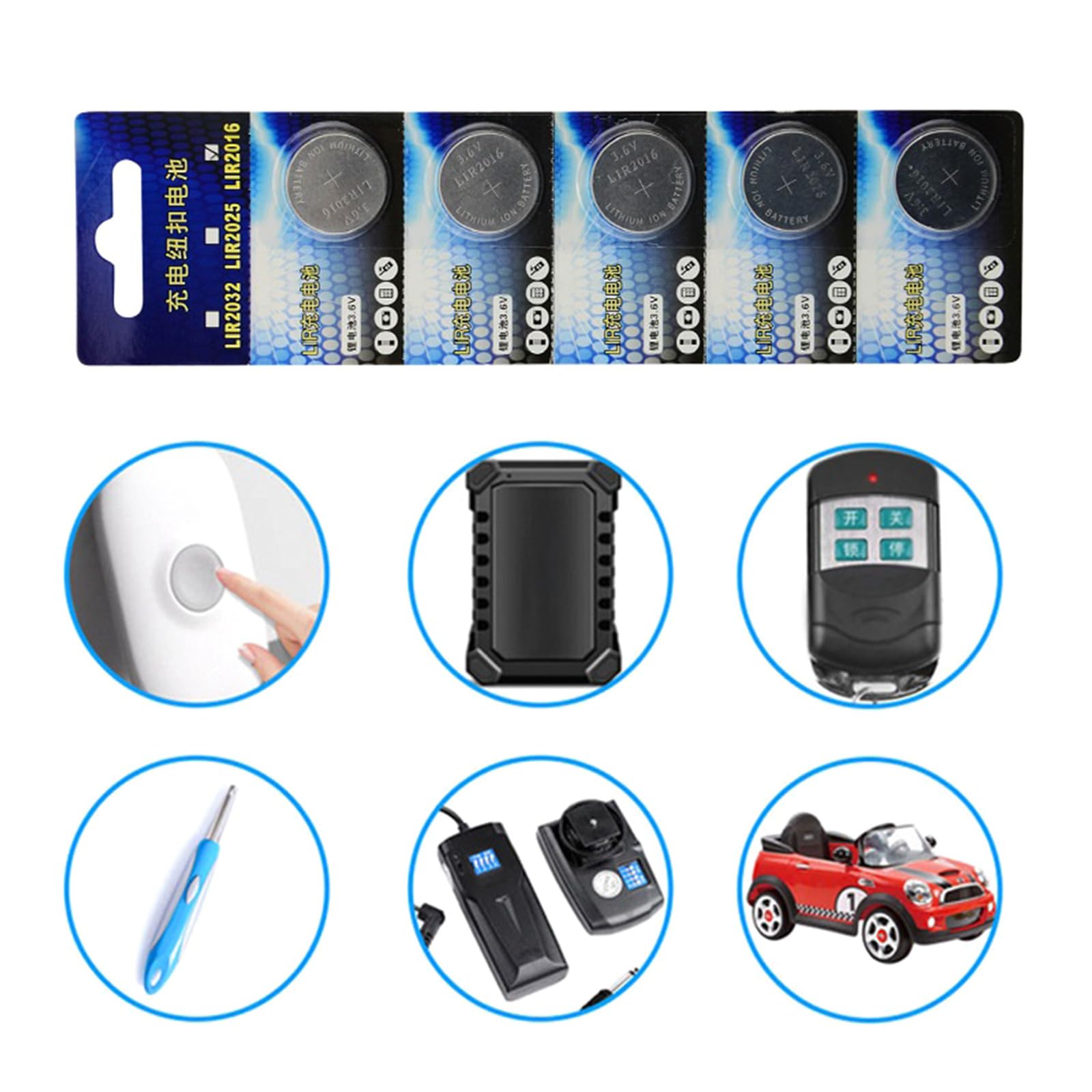 Amazon | 1 セット LIR2016 リチウム電池 20mAh 3.6V ボタン電池長期的な電源供給源 LIR 2016 時計リモコンボタン電池時計  | SARDFXUL | 乾電池