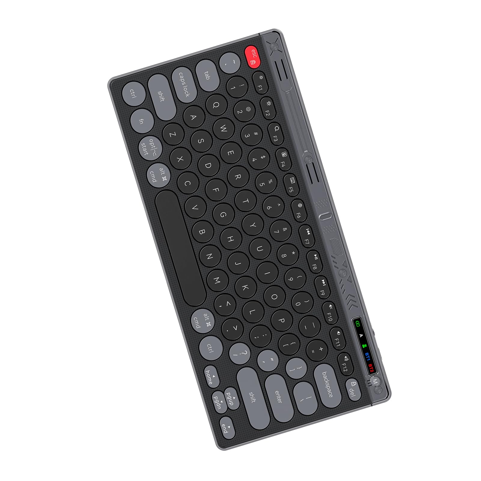 Matybobe Tastiera Wireless a Forbice Tastiera Aziendale a Forbice (Nera)