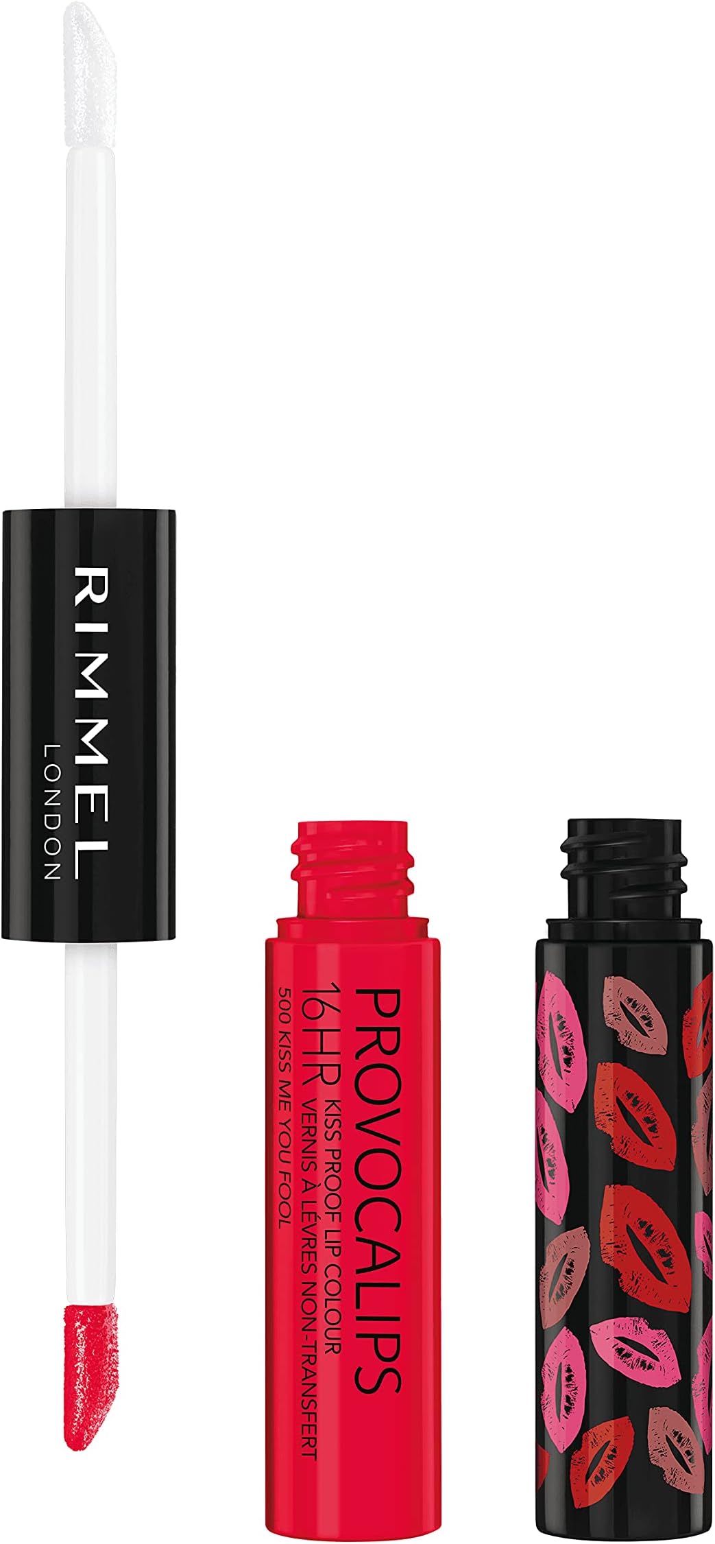 Rimmel London Provocalips 16Hr Kiss - Proof Glossy Finish Liquid Lipstick (500 Kiss Me You Fool, 7 ml)