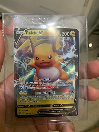 raichu v pokemon card value 045/172 Brilliant Stars - Ultra Rare Pokemon X Raichu V - Shining Stars