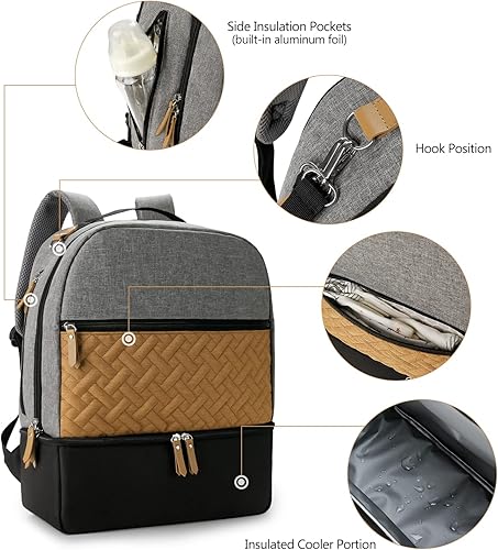 Miniatura 4 de Mochila para extractor de leche - Bolsa más fresca y resistente a la humedad para madre