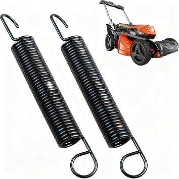 2 Pack 532196105 Deck Drive Spring, Fit for Husqvarna Craftsman Riding Lawn Mower | 48/54 Inch Deck Extension Tension Spring, Equivalent to 196105 14105 532196105X, for Deck Lift Release Mechanism